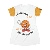HIP HOP ART T-Shirt Dress (AOP)
